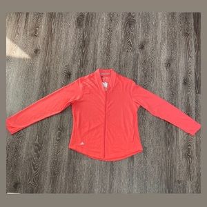 Neon Peach Adidas Cardigan/Jacket.❗️NEVER USED❗️🔥